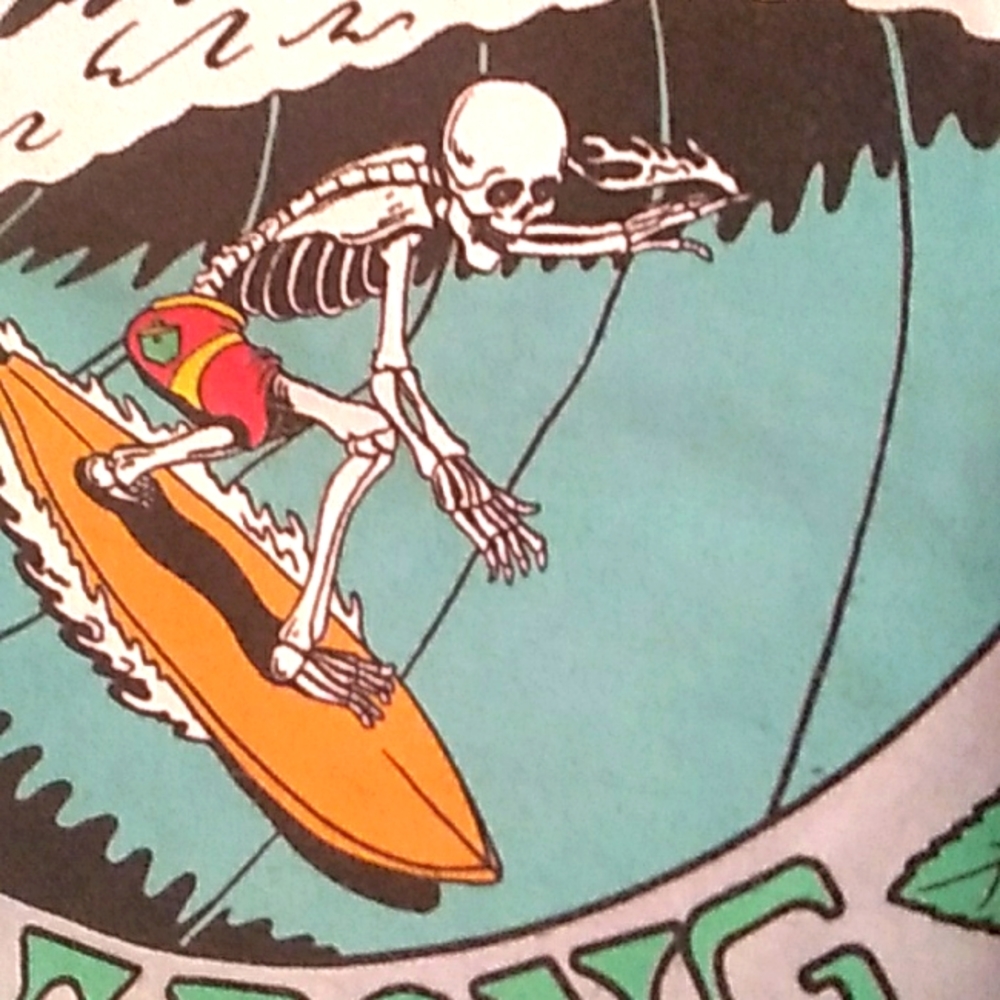 🏄 BILLABONG AQUA  Tee RON JON SURF SHOP 🏄 VNPLVC  VINTAGE - Picture 3 of 16